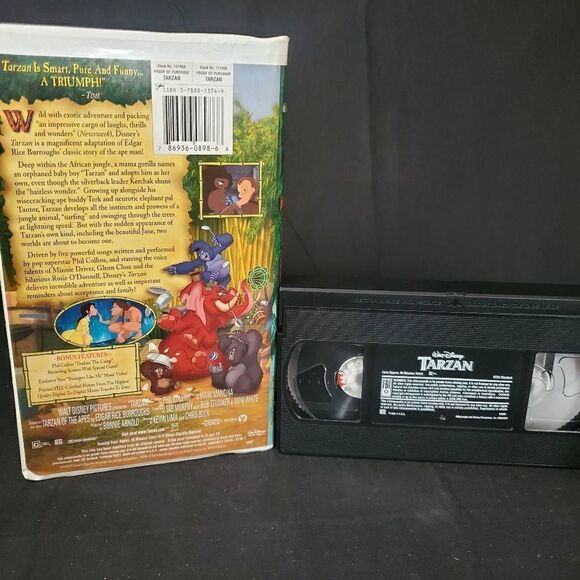 Disney's Tarzan [VHS] - Picture 2 of 2